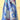 Scarf, Marbled Charmeuse Silk in Blues & purple