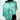Silk Wrap, Hand Marbled in Aqua & Green