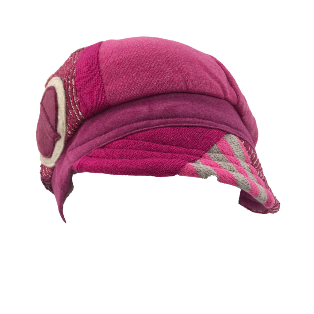 Hat, Pink & Grey Cap