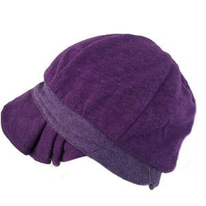Hat, Purple & Lavender Cap