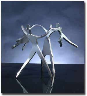 Family of 4 Dancers Sculpture