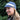 Bella Hat, Blue w/Buttons