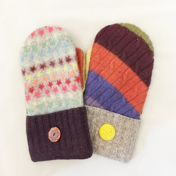 Mittens in Happy Stars & Bright Colors